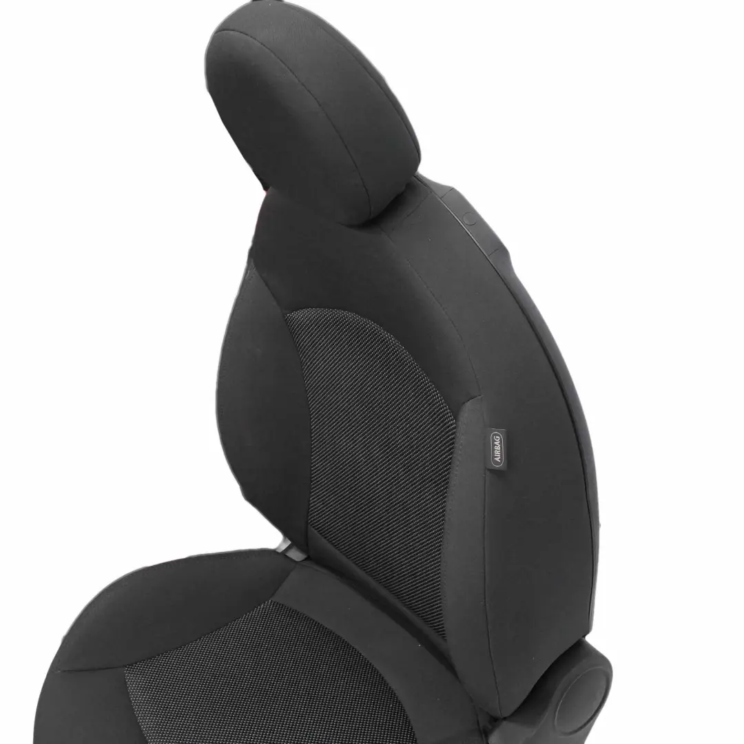 Mini Cooper One R55 R56 R57 Sport Cloth Fabric Carbon Black Front Left Seat N/S - SKU 2753485-1 - Part number 2753485