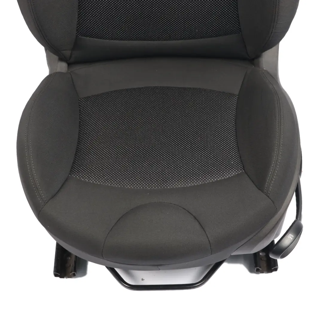  Front Seat Mini Cooper R55 R56 R57 Sport Left N/S Cloth Fabric Carbon Black - SKU 2753485-2 - Part number 2753485