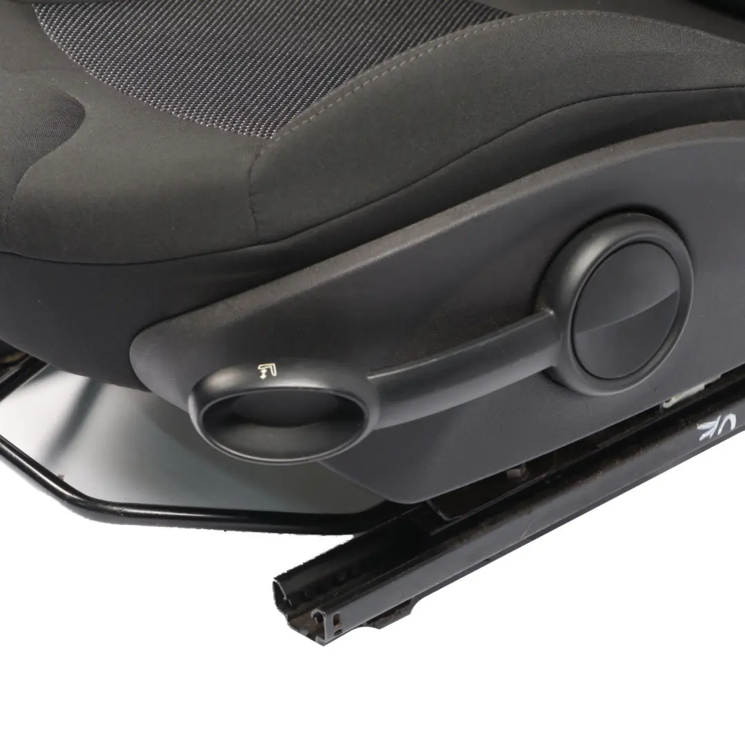 Front Seat Mini Cooper R55 R56 R57 Sport Left N/S Cloth Fabric Carbon Black to with Part number 2753485 Front Seat Mini Cooper R55 R56 R57 Sport Left N/S Cloth Fabric Carbon Black - SKU 2753485-2 - Part number 2753485