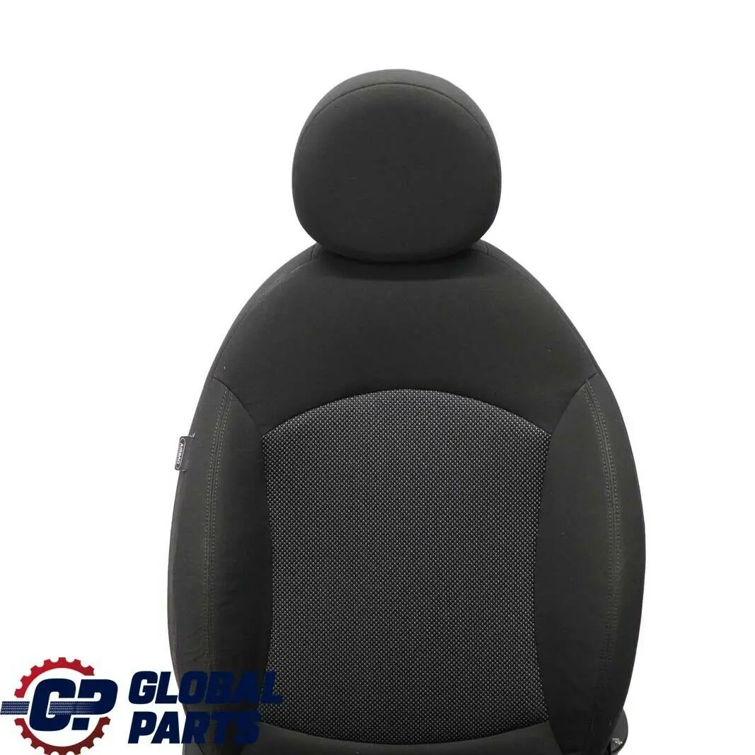 Mini Cooper One R55 R56 Sport Cloth Fabric Carbon Black Front Right Seat O/S - SKU 2753486-1 - Part number 2753486