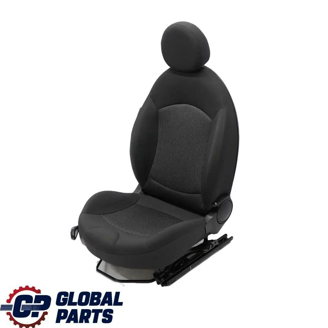 Mini Cooper One R55 R56 Sport Cloth Fabric Carbon Black Front Right Seat O/S - SKU 2753486-1 - Part number 2753486