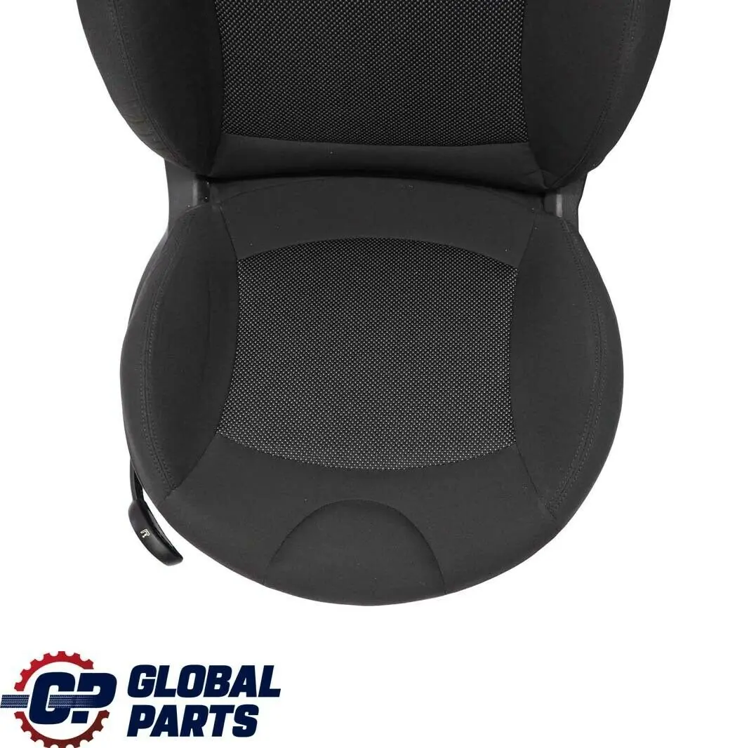 Mini Cooper One R55 R56 Sport Cloth Fabric Carbon Black Front Right Seat O/S - SKU 2753486-1 - Part number 2753486