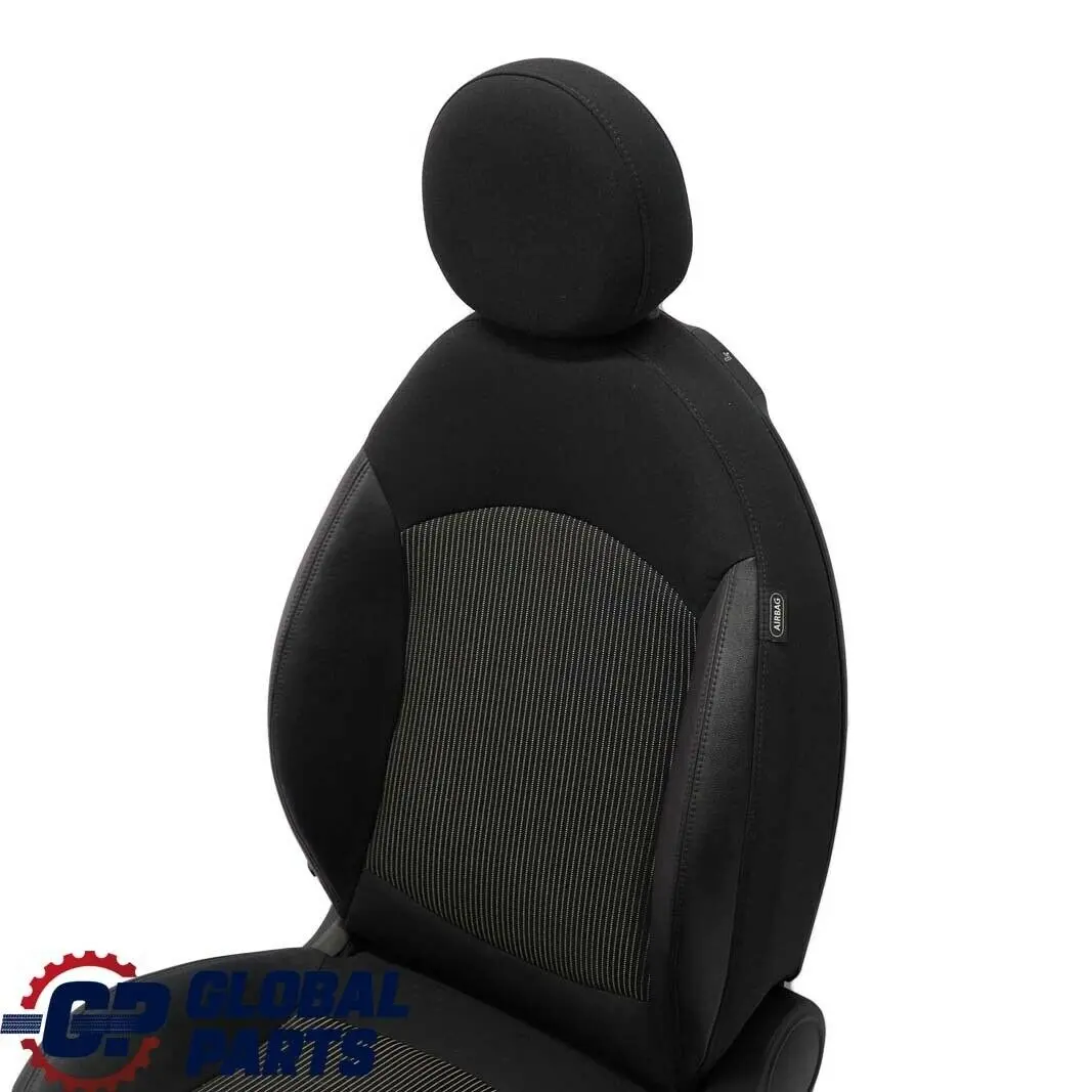 Mini Cooper R55 R56 Sport Sitz Bezug Lehne Stoff Leder Schwarz Vorn Links - SKU 2753491-3 - Teilenummer 2753491