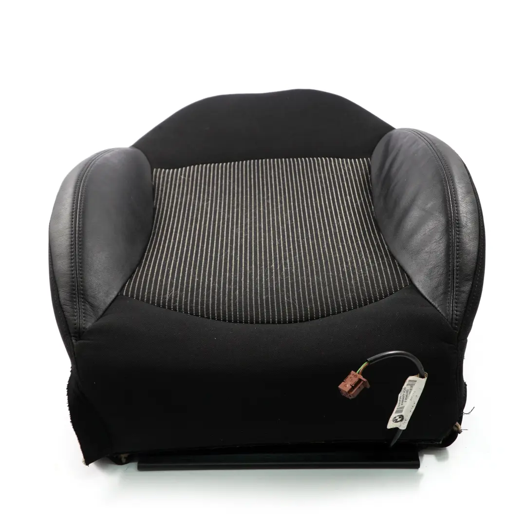 Sitz Bezug Lehne Stoff Leder Schwarz Vorn Links für Mini Cooper R55 R56 Sport mit Teilenummer 2753491 Mini Cooper R55 R56 Sport Sitz Bezug Lehne Stoff Leder Schwarz Vorn Links - SKU 2753491-3 - Teilenummer 2753491