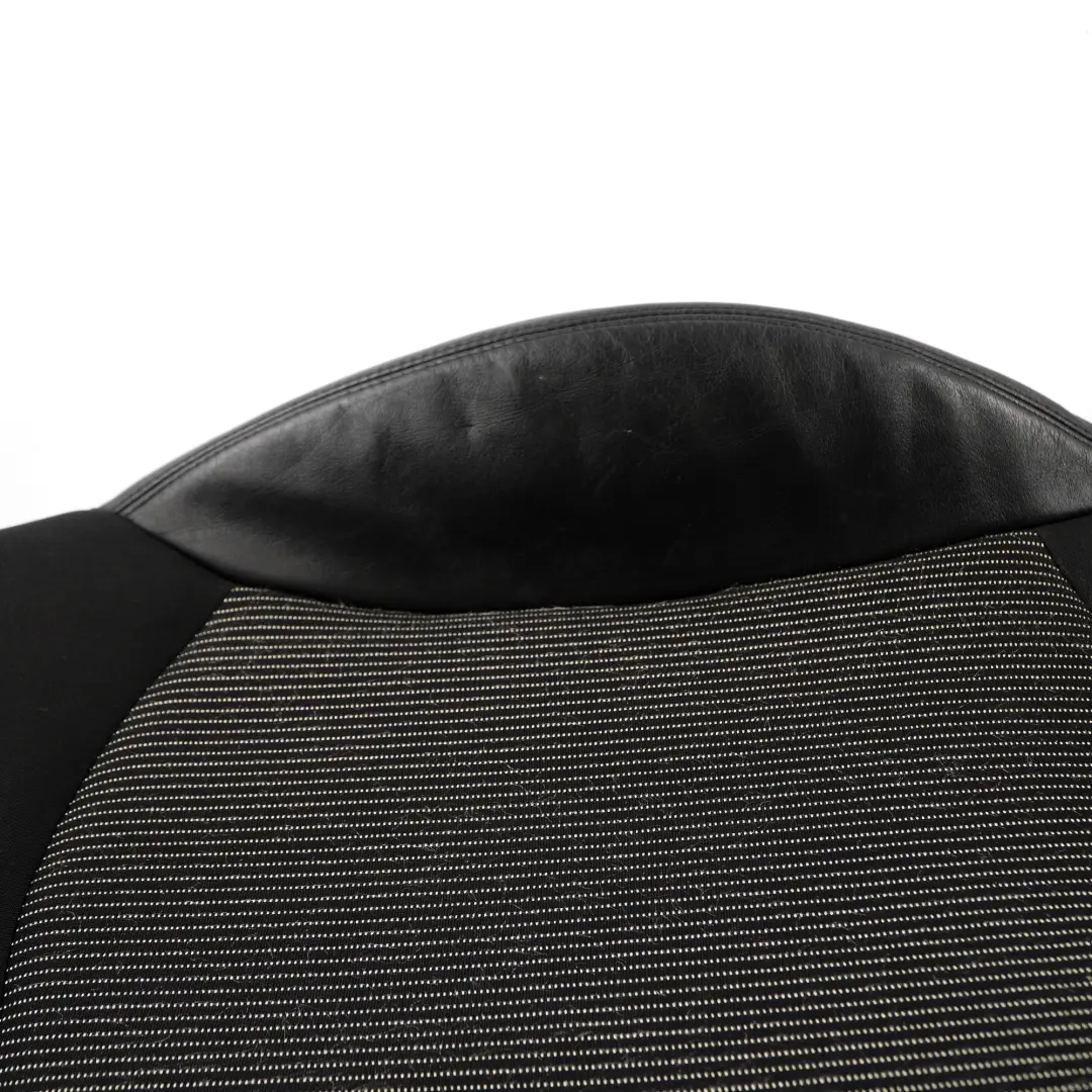 Sitz Bezug Lehne Stoff Leder Schwarz Vorn Links für Mini Cooper R55 R56 Sport mit Teilenummer 2753491 Mini Cooper R55 R56 Sport Sitz Bezug Lehne Stoff Leder Schwarz Vorn Links - SKU 2753491-3 - Teilenummer 2753491
