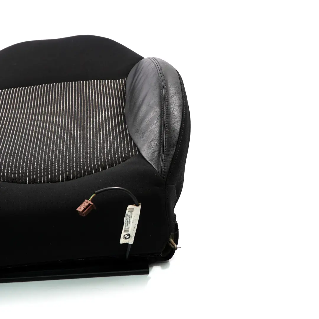 Dossier de siège sport avant gauche chauffant cuir tissu noir pour Mini R55 R56 à propos du numéro de pièce 2753491 Mini R55 R56 Dossier de siège sport avant gauche chauffant cuir tissu noir - SKU 2753491-3 - Numéro de pièce 2753491