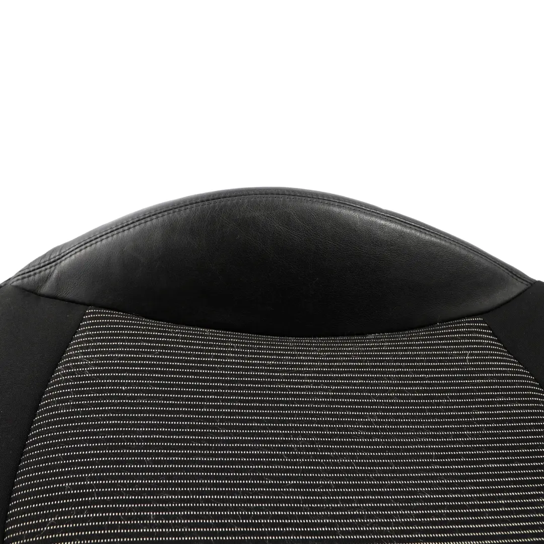 Sitz Bezug Lehne Stoff Leder Schwarz Vorn Links für Mini Cooper R55 R56 Sport mit Teilenummer 2753491 Mini Cooper R55 R56 Sport Sitz Bezug Lehne Stoff Leder Schwarz Vorn Links - SKU 2753491-3 - Teilenummer 2753491