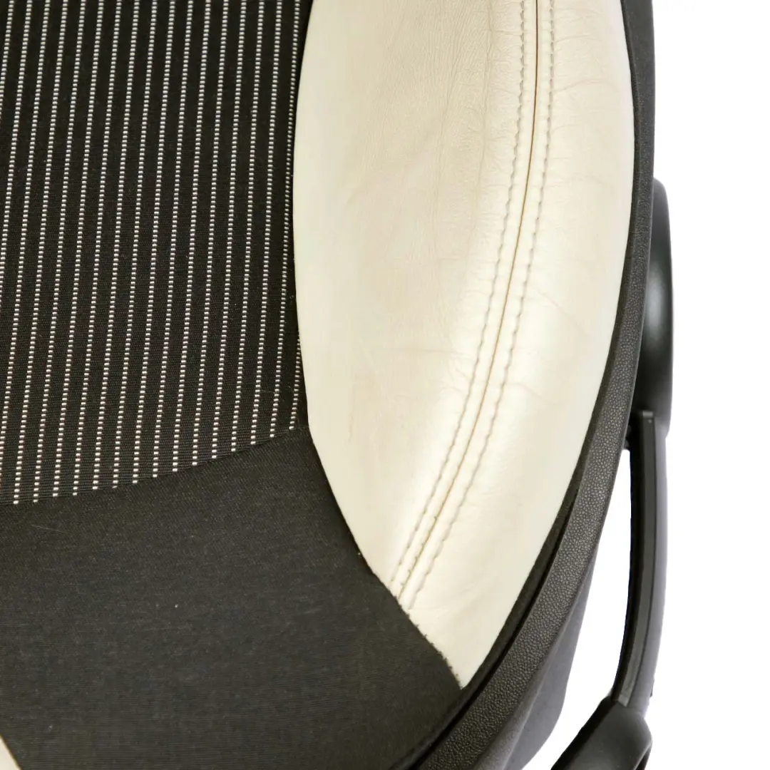 MINI Cooper One R55 R56 R57 Sport Cloth Cream Leather Front Left Seat N/S - SKU 2753493-1 - Part number 2753493