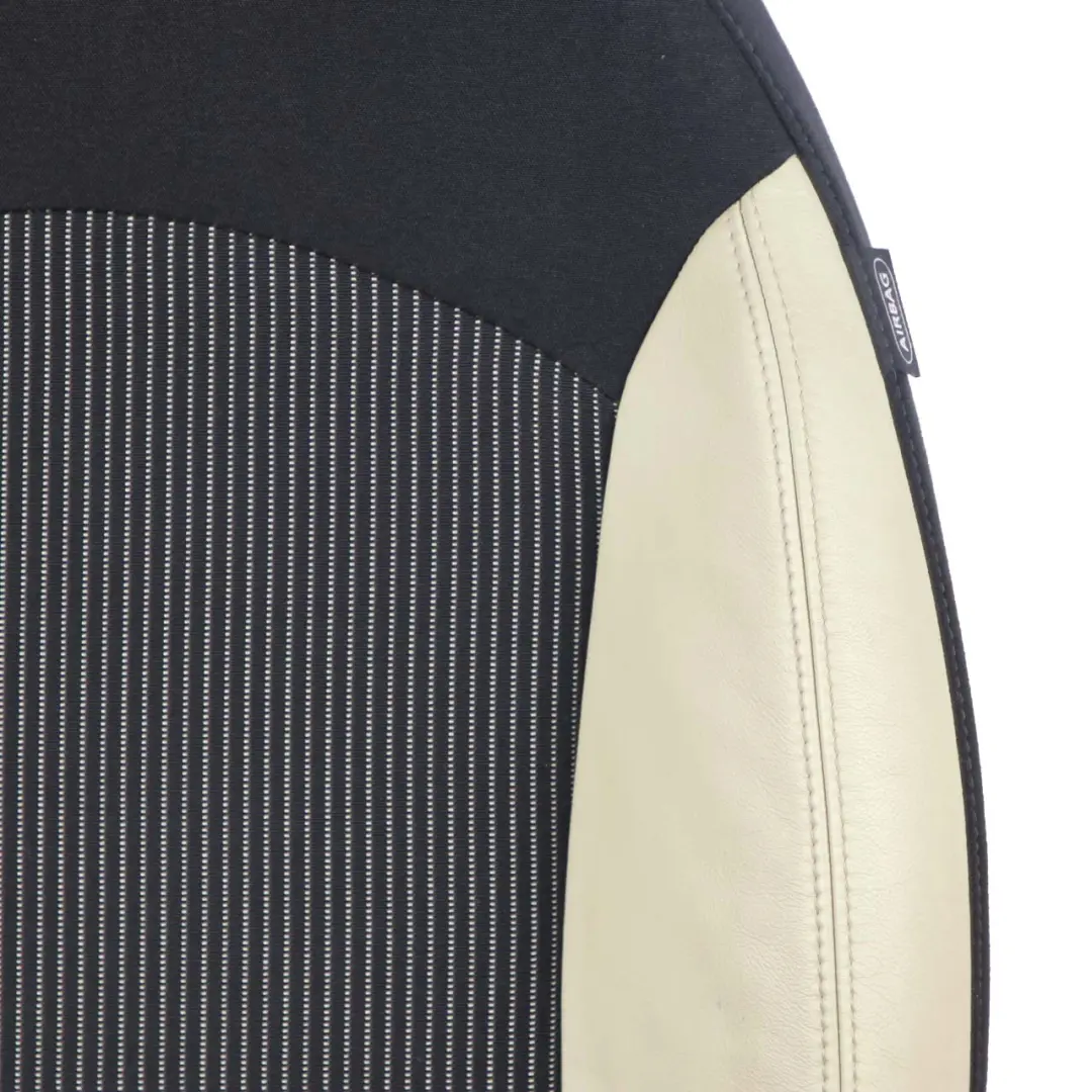 MINI Cooper One R55 R56 R57 Sport Cloth Crema Cuero Asiento Delantero Izquierdo - SKU 2753493-1 - Número de pieza 2753493