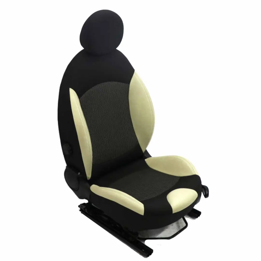 Siège Avant Gauche Tissu Sport Cuir Crème pour Mini Cooper One R55 R56 R57 à propos du numéro de pièce 2753493 Mini Cooper One R55 R56 R57 Siège Avant Gauche Tissu Sport Cuir Crème - SKU 2753493-2 - Numéro de pièce 2753493