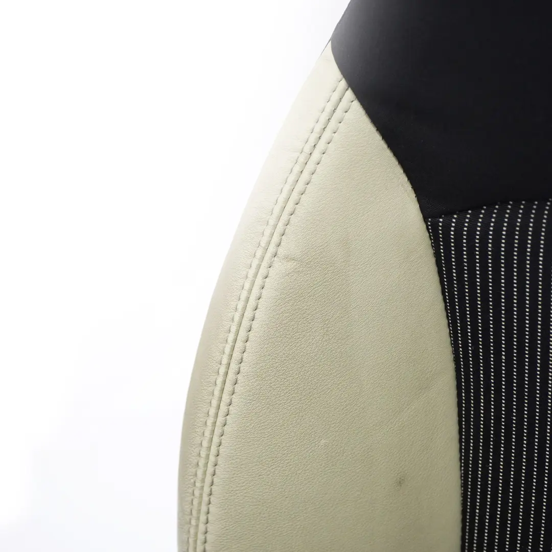 Sedile anteriore MINI R55 R56 R57 Sinistro Sport Cloth Cream White Leather Ray per con numero di parte 2753493 Sedile anteriore MINI R55 R56 R57 Sinistro Sport Cloth Cream White Leather Ray - SKU 2753493-3 - Numero di parte 2753493