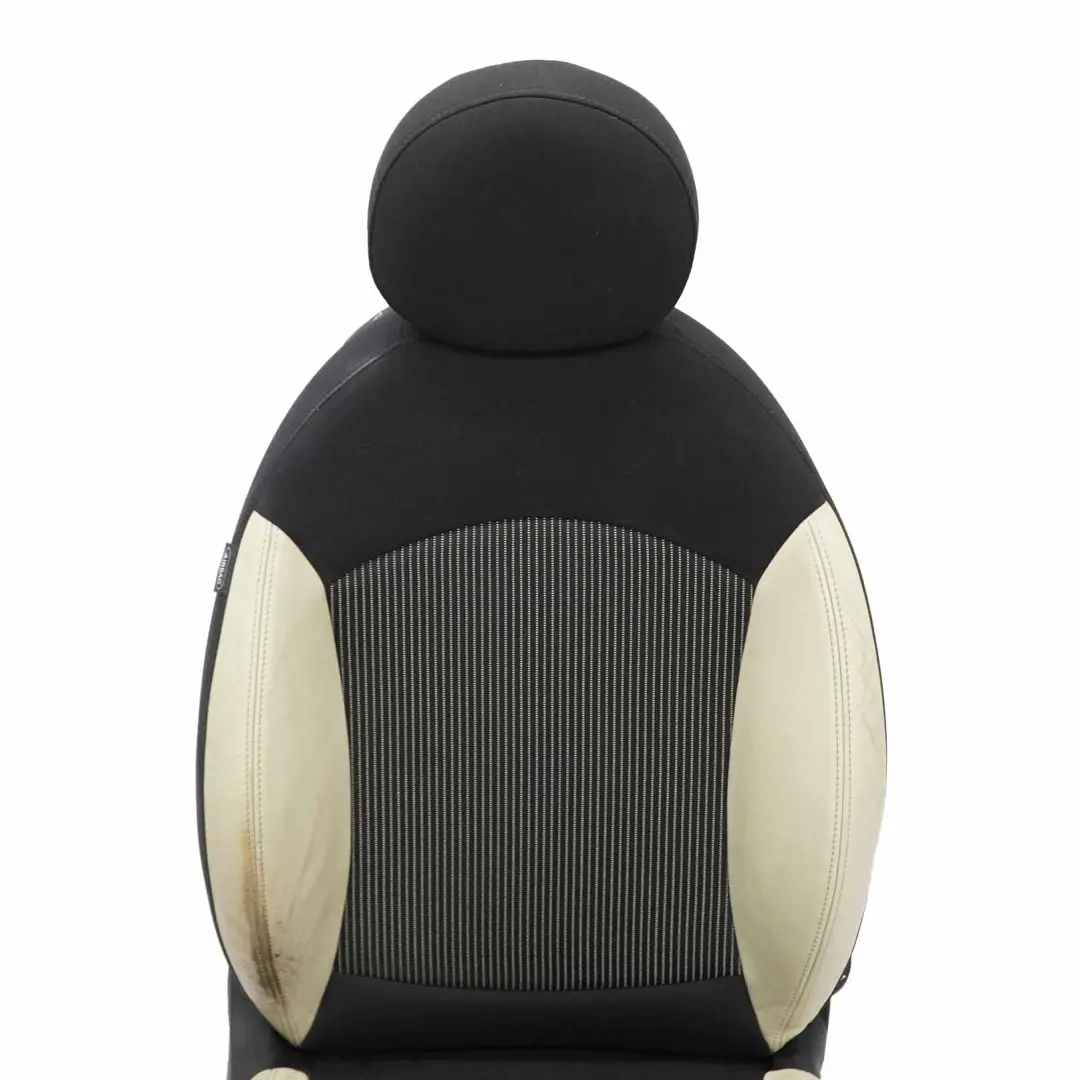 MINI Cooper One R55 R56 R57 Sport Cloth Cream Leather Front Right O/S Seat - SKU 2753494-1 - Part number 2753494