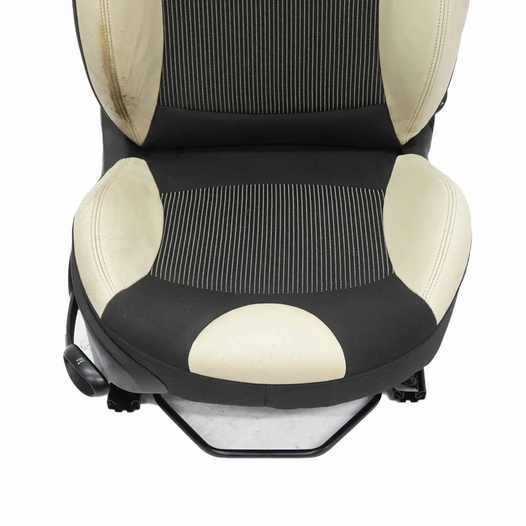 MINI Cooper One R55 R56 R57 Sport Cloth Cream Leather Front Right O/S Seat - SKU 2753494-1 - Part number 2753494