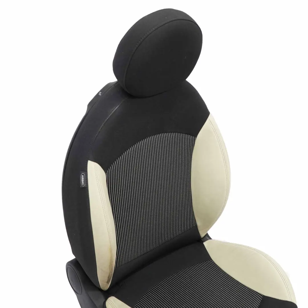 MINI Cooper One R55 R56 R57 Sport Cloth Cream Leather Front Right Seat - SKU 2753494-1 - Número de pieza 2753494