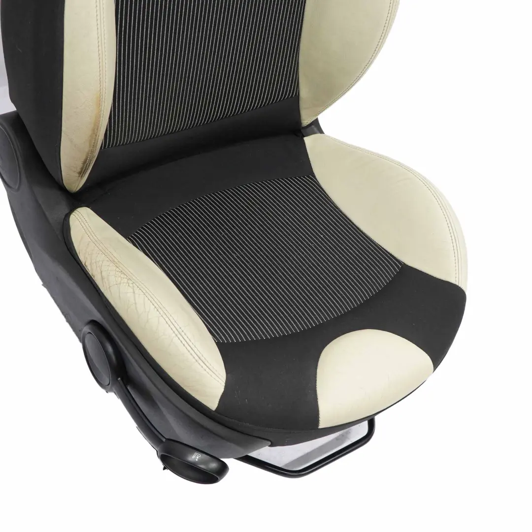 MINI Cooper One R55 R56 R57 Sport Cloth Cream Leather Front Right O/S Seat - SKU 2753494-1 - Part number 2753494
