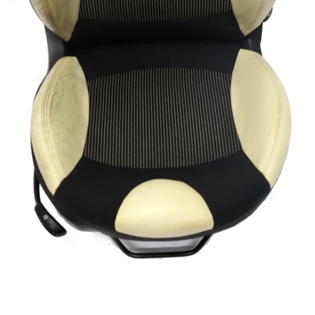 Mini Cooper One R55 R56 R57 Front Seat Sport Cloth Cream Leather Right O/S - SKU 2753494 - Part number 2753494