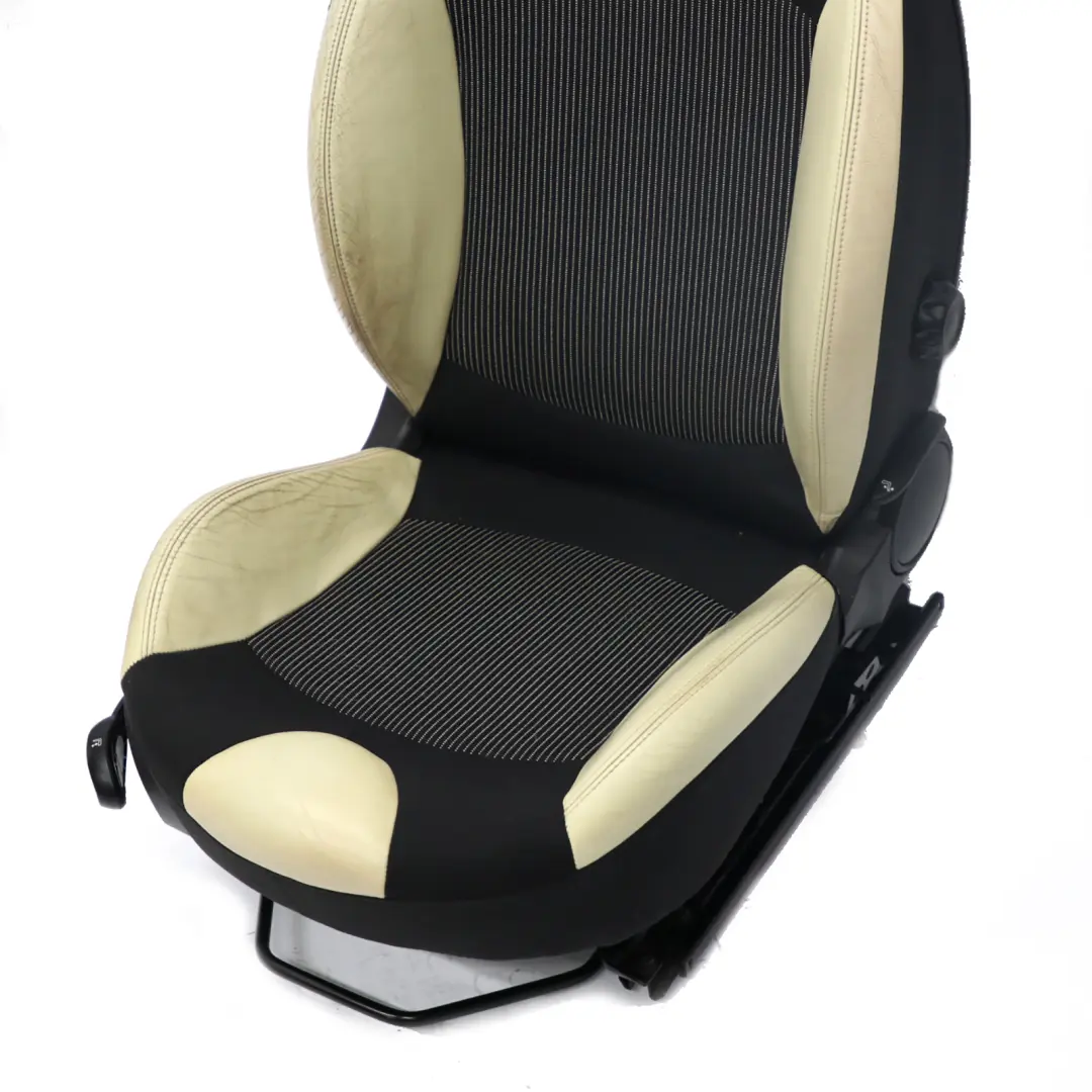 Mini Cooper One R55 R56 R57 Sport Siege Avant Droite Tissu/Cuir Creme Blanc - SKU 2753494 - Numéro de pièce 2753494