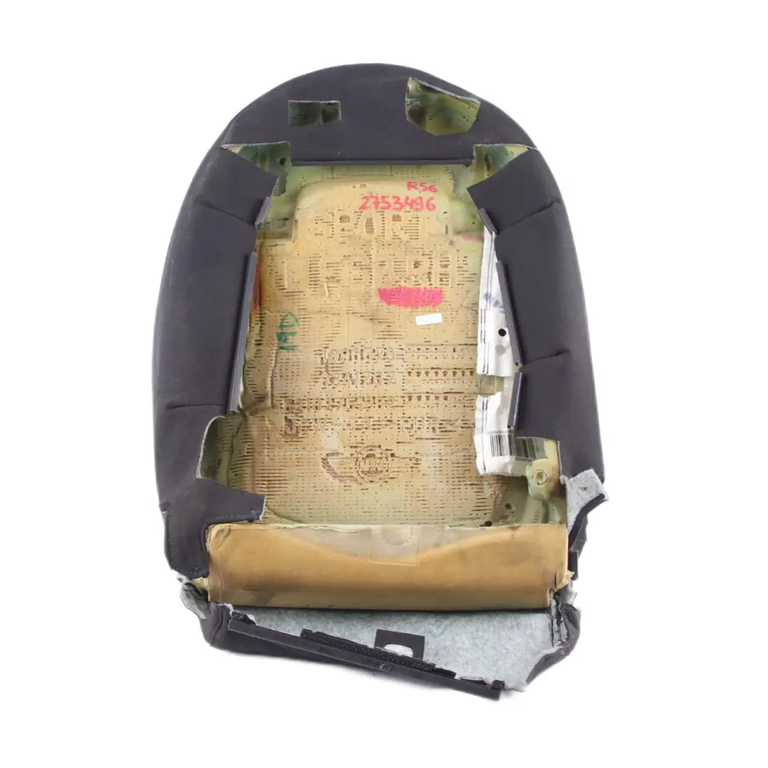 Backrest Mini R55 R56 R57 Front Right O/S Sport Cover Cloth Leather Blue to Seat with Part number 2753496 Seat Backrest Mini R55 R56 R57 Front Right O/S Sport Cover Cloth Leather Blue - SKU 2753496 - Part number 2753496