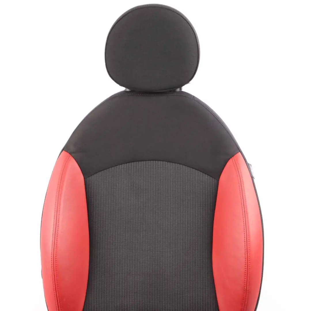 Mini R55 R56 Vordersitz Links Sportsitz Schwarz Stoff Rot Leder - SKU 2753497-1 - Teilenummer 2753497