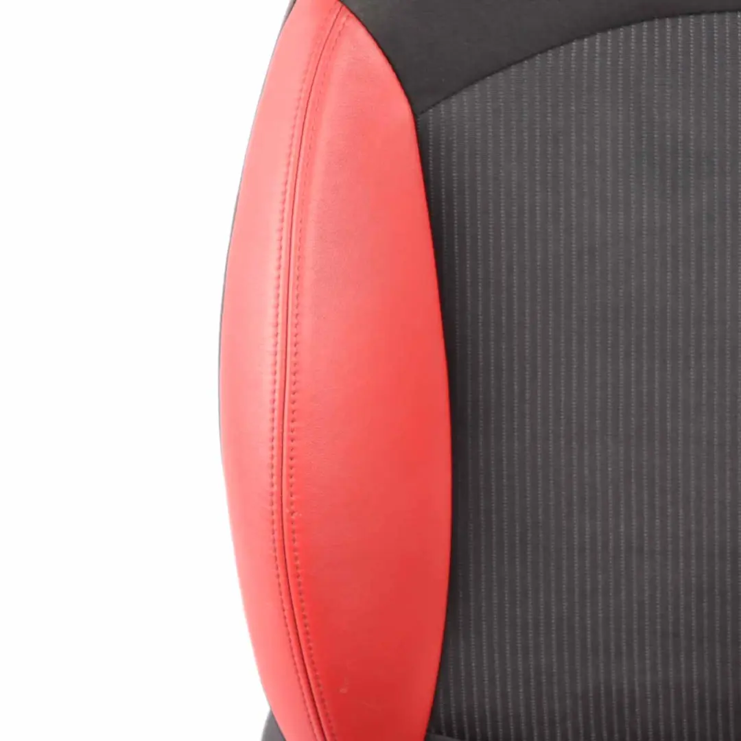 Mini R55 R56 Vordersitz Links Sportsitz Schwarz Stoff Rot Leder - SKU 2753497-1 - Teilenummer 2753497