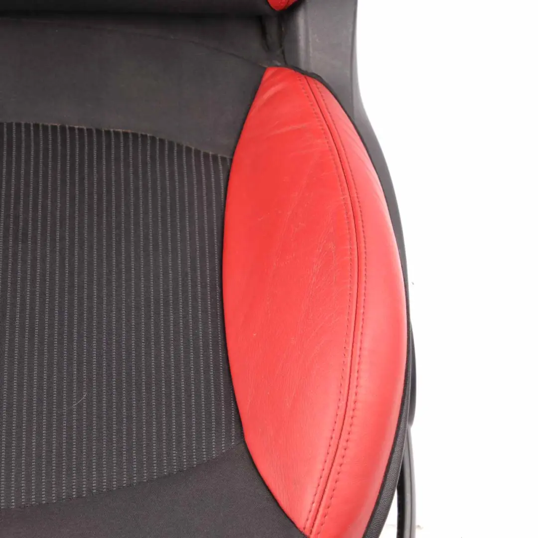 Mini R55 R56 Vordersitz Links Sportsitz Schwarz Stoff Rot Leder - SKU 2753497-1 - Teilenummer 2753497