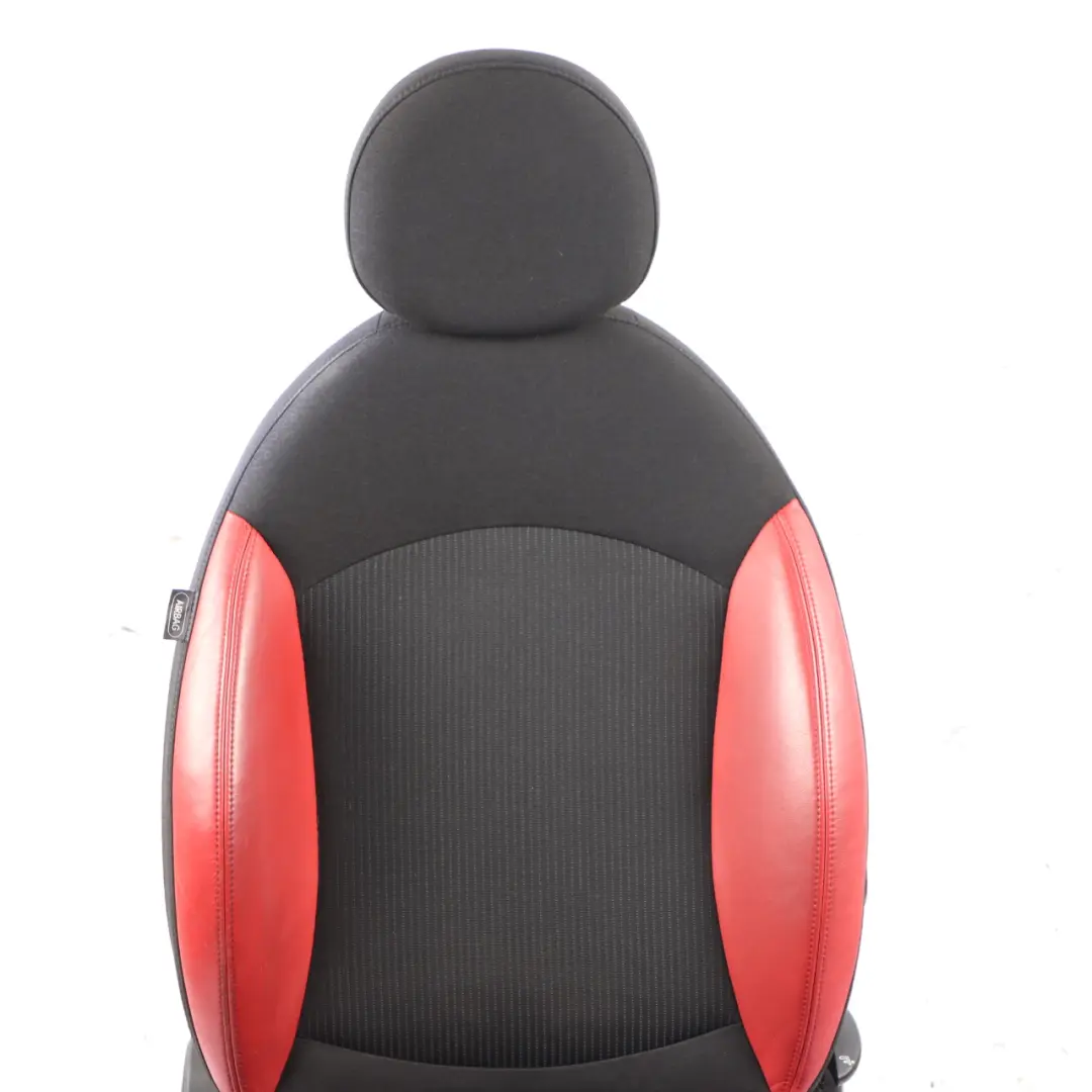 Asiento Delantero Derecho Sport Tela Cuero Rojo para Mini R55 R56 con número de pieza 2753498 Mini R55 R56 Asiento Delantero Derecho Sport Tela Cuero Rojo - SKU 2753498-1 - Número de pieza 2753498