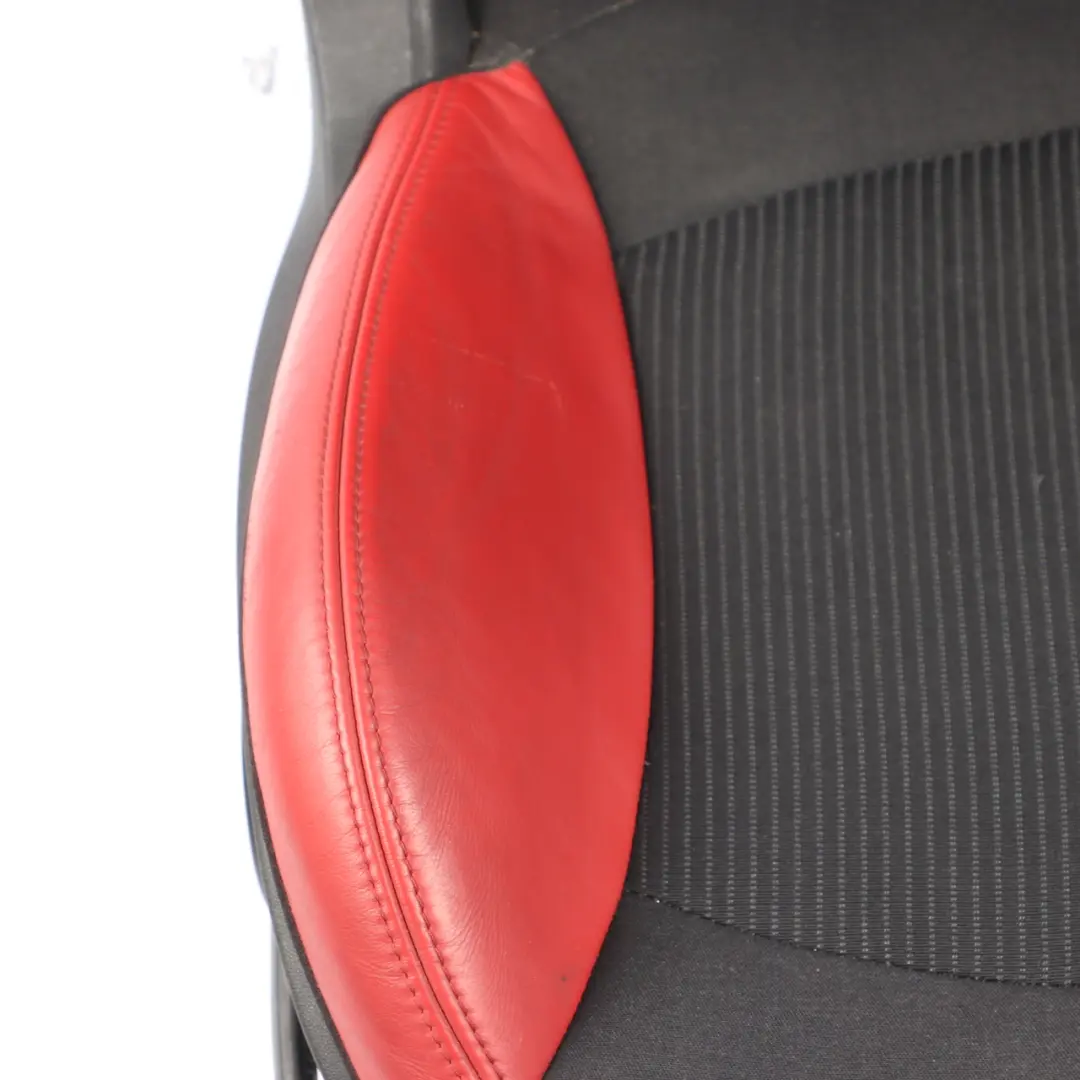 Front Right O/S Sport Seat Cloth Fabric Red Leather to Mini R55 R56 with Part number 2753498 Mini R55 R56 Front Right O/S Sport Seat Cloth Fabric Red Leather - SKU 2753498-1 - Part number 2753498