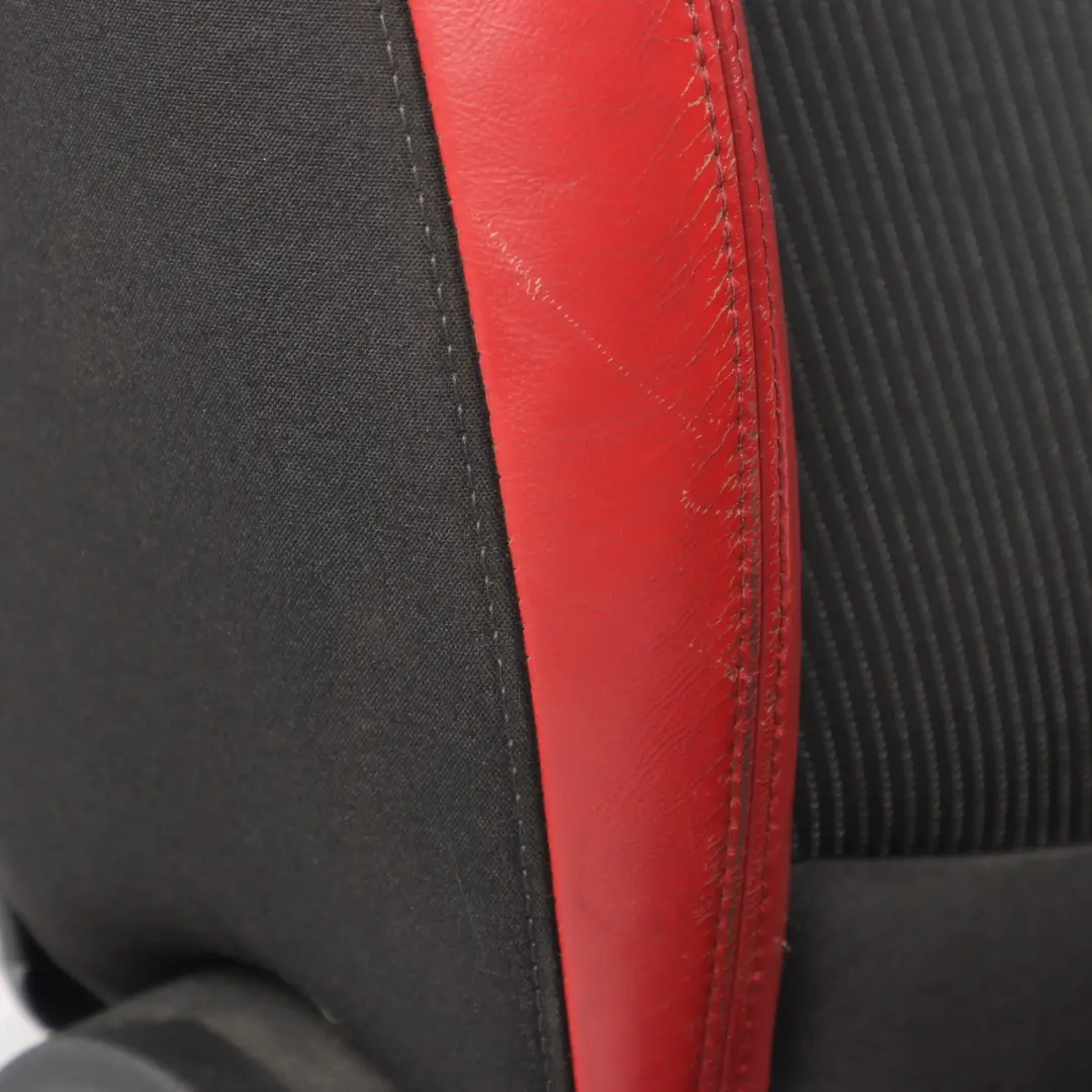 Front Right O/S Sport Seat Cloth Fabric Red Leather to Mini R55 R56 with Part number 2753498 Mini R55 R56 Front Right O/S Sport Seat Cloth Fabric Red Leather - SKU 2753498-1 - Part number 2753498