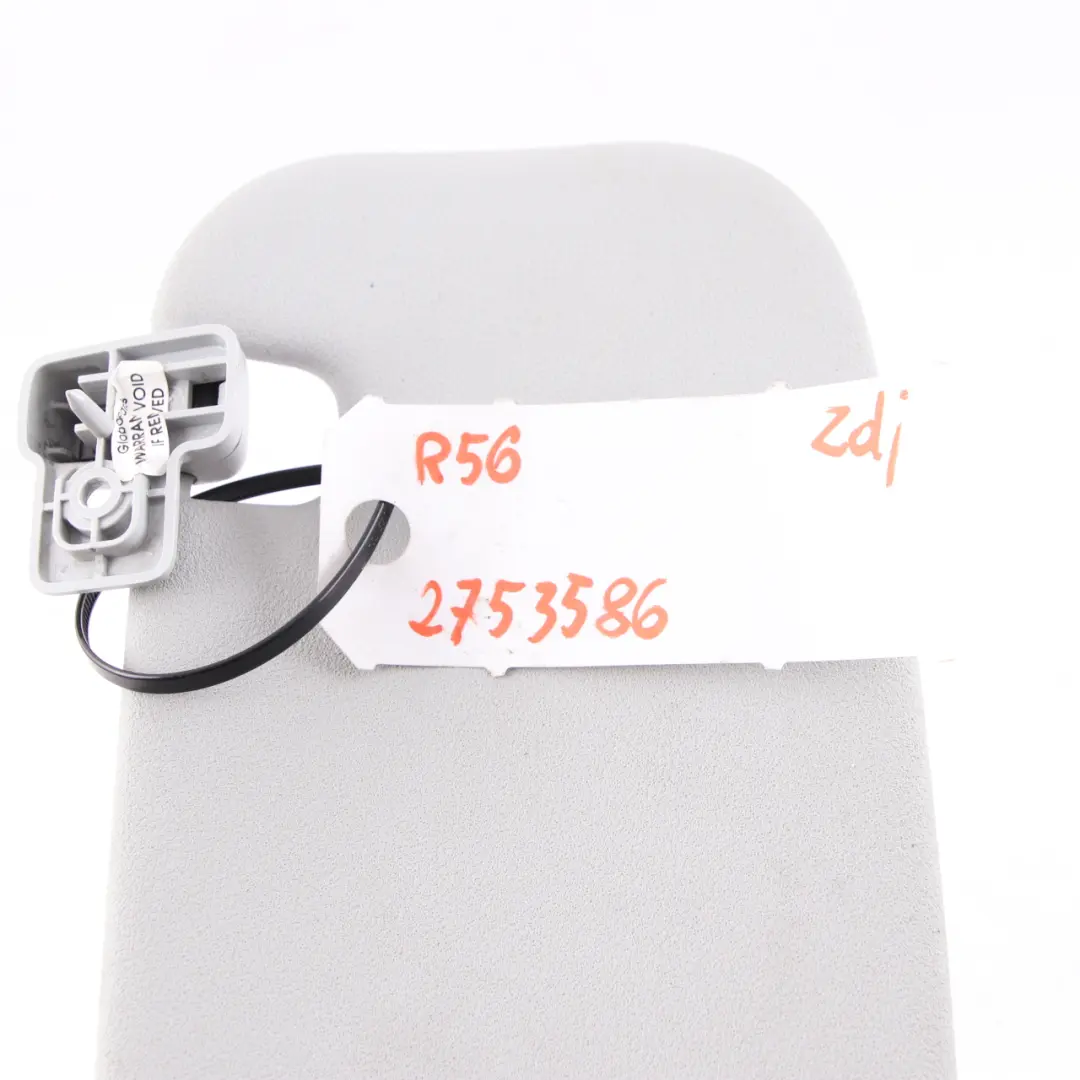 Sun Visor Mini Cooper R55 R56 LCI Lateral Cover Hellgrau Light Grey - SKU 2753586 - Part number 2753586