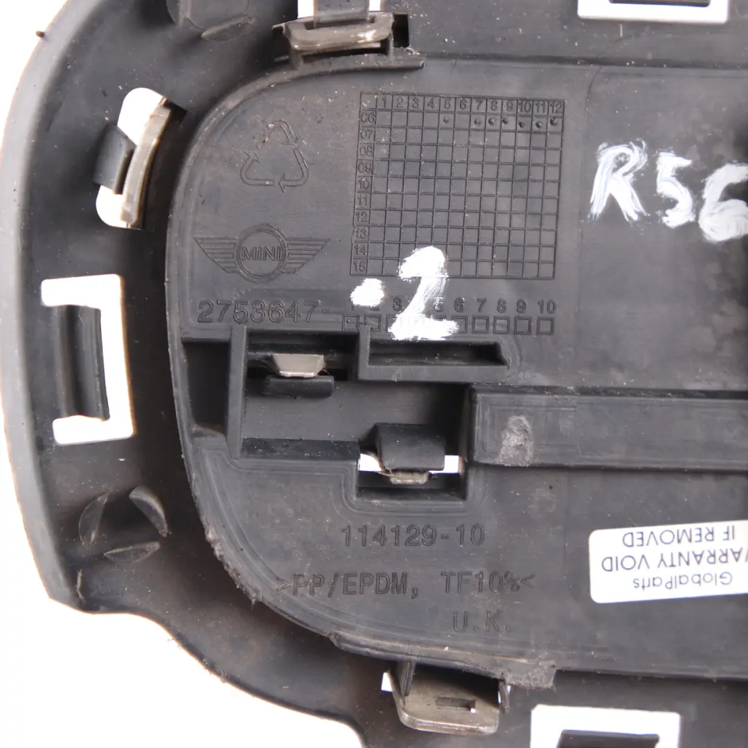 Trim Front Bumper Mini R55 R56 R57 2 Grille Grill Chrome Lower Bottom to with Part number 2753647 Trim Front Bumper Mini R55 R56 R57 2 Grille Grill Chrome Lower Bottom - SKU 2753647-2 - Part number 2753647