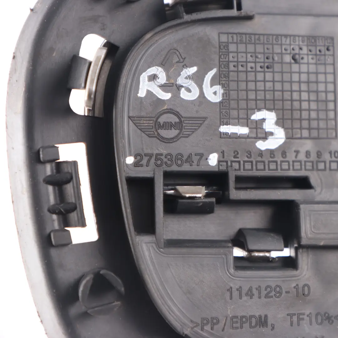 Trim Front Bumper Mini R55 R56 R57 Grille Grill Chrome Lower Bottom to with Part number 2753647 Trim Front Bumper Mini R55 R56 R57 Grille Grill Chrome Lower Bottom - SKU 2753647-3 - Part number 2753647