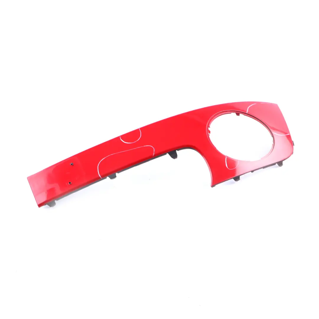 Front Bumper Trim Panel Left N/S Chili Red - 851 2753657 to Mini Cooper R55 R56 R57 with Part number 0430225 Mini Cooper R55 R56 R57 Front Bumper Trim Panel Left N/S Chili Red - 851 2753657 - SKU 2753657-CHRED - Part number 0430225