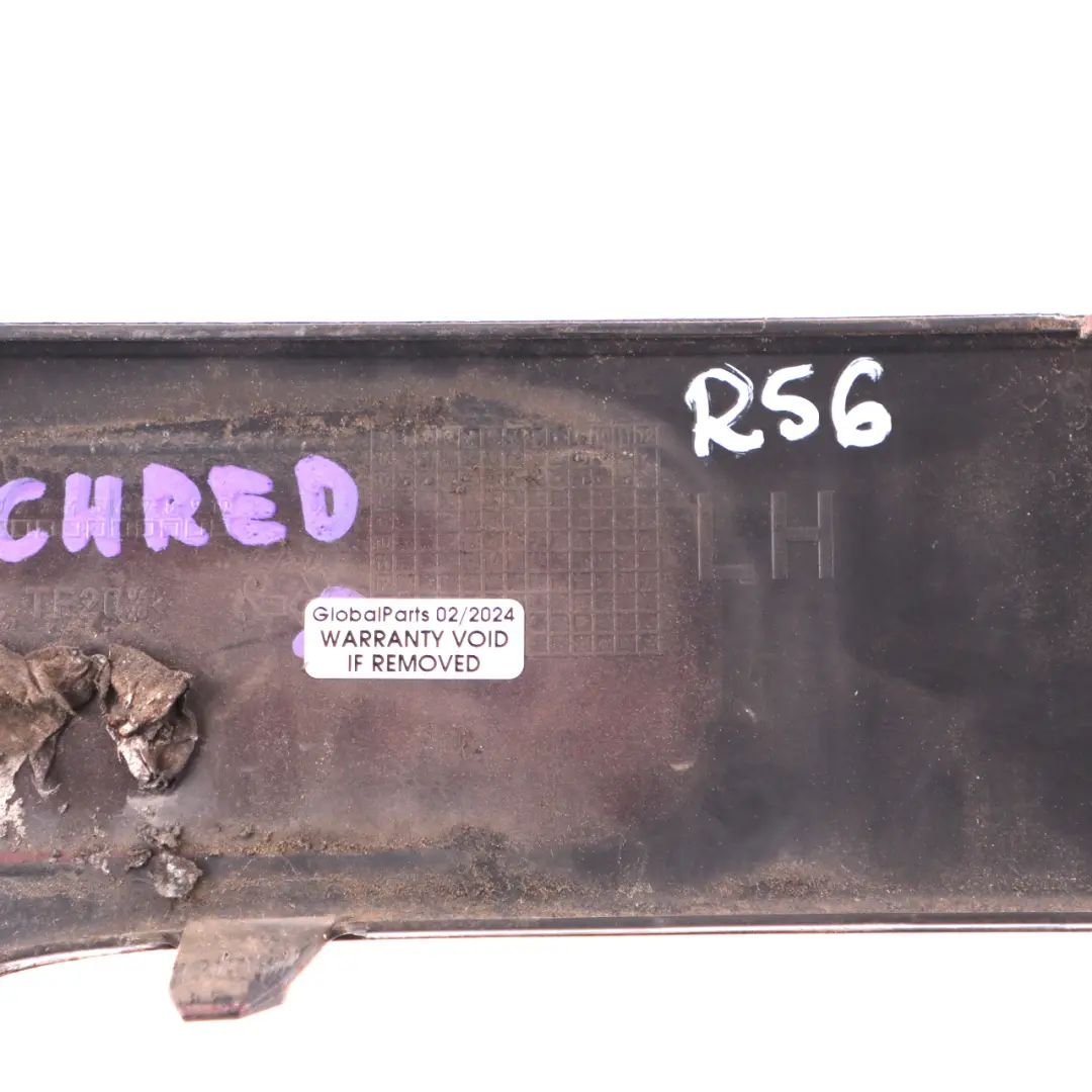 Mini Cooper R55 R56 R57 Front Bumper Trim Panel Left N/S Chili Red - 851 2753657 - SKU 2753657-CHRED - Part number 0430225