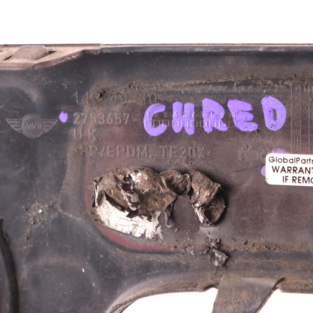 Mini Cooper R55 R56 R57 Front Bumper Trim Panel Left N/S Chili Red - 851 2753657 - SKU 2753657-CHRED - Part number 0430225