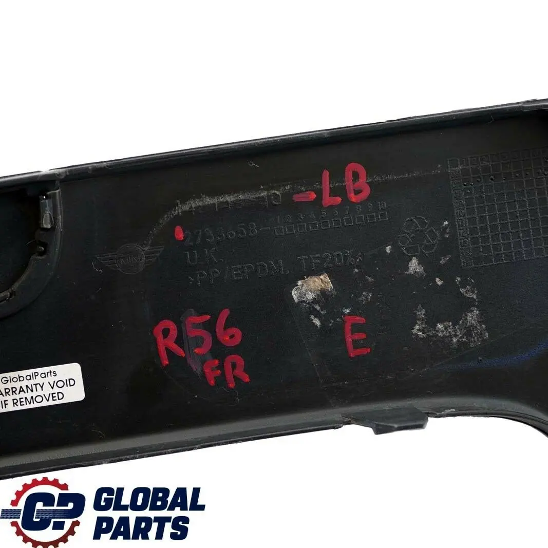 Front Bumper Trim Panel Right O/S Lightning Blue 2753658 to BMW MINI Cooper R56 with Part number 0430226 BMW MINI Cooper R56 Front Bumper Trim Panel Right O/S Lightning Blue 2753658 - SKU 2753658-LB - Part number 0430226