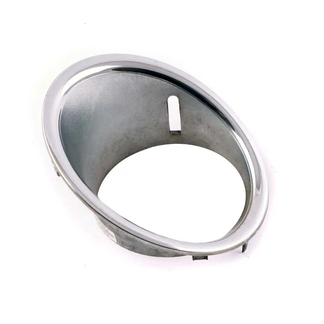 Front Bumper Trim Ring Foglight Left N/S Chrome to Mini 1 R55 R56 R57 with Part number 2753661 Mini 1 R55 R56 R57 Front Bumper Trim Ring Foglight Left N/S Chrome - SKU 2753661-1 - Part number 2753661