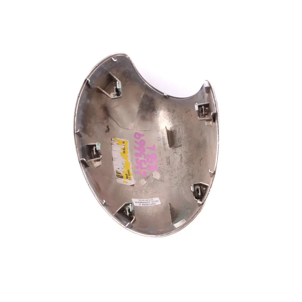 Wing Mirror Cap Casing Left N/S Chrome to Mini R55 R56 R57 R60 Cover with Part number 2753669 Mini R55 R56 R57 R60 Cover Wing Mirror Cap Casing Left N/S Chrome - SKU 2753669 - Part number 2753669