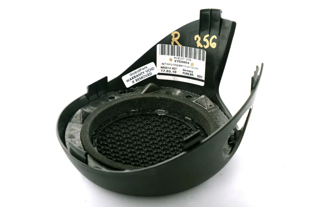 Loudspeaker Door Speaker Right Chrome O/S to Mini Cooper R55 R56 R57 Cover with Part number 2753694 Mini Cooper R55 R56 R57 Cover Loudspeaker Door Speaker Right Chrome O/S - SKU rhd-2753694 - Part number 2753694