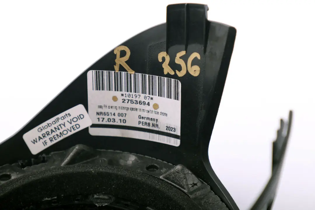 Loudspeaker Door Speaker Right Chrome O/S to Mini Cooper R55 R56 R57 Cover with Part number 2753694 Mini Cooper R55 R56 R57 Cover Loudspeaker Door Speaker Right Chrome O/S - SKU rhd-2753694 - Part number 2753694