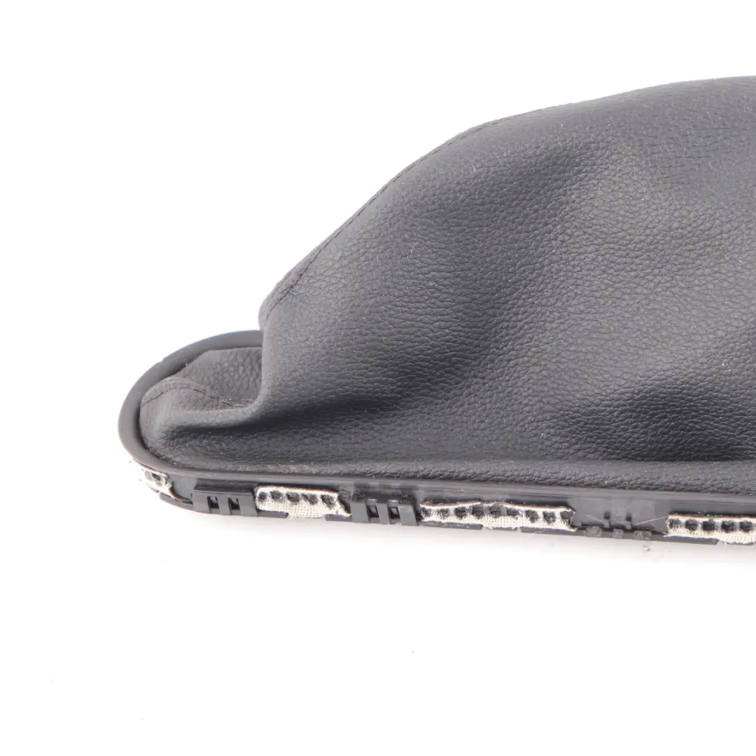 pomello cambio 6 marce leva freno a mano in pelle nero set per Mini R55 R56 con numero di parte 2753783 Mini R55 R56 pomello cambio 6 marce leva freno a mano in pelle nero set - SKU 2753783-1 - Numero di parte 2753783