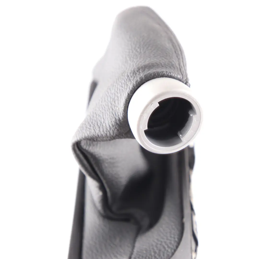 pomello cambio 6 marce leva freno a mano in pelle nero set per Mini R55 R56 con numero di parte 2753783 Mini R55 R56 pomello cambio 6 marce leva freno a mano in pelle nero set - SKU 2753783-1 - Numero di parte 2753783