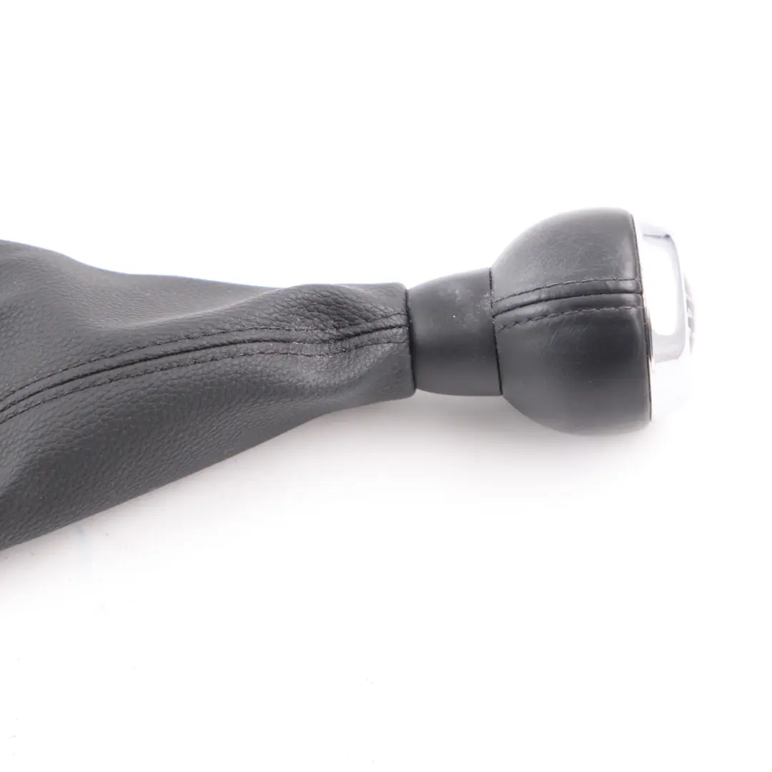 Gear Shift Knob Mini R55 R56 R57 R58 6-Speed Gaiter Leather Black - SKU 2753783-2 - Part number 2753783