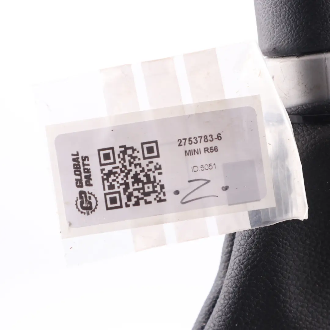 Handbrake Cover Mini R55 R56 Handbrake Handle Leather Black 6774432 to with Part number 2752940 Handbrake Cover Mini R55 R56 Handbrake Handle Leather Black 6774432 - SKU 2753783-6 - Part number 2752940