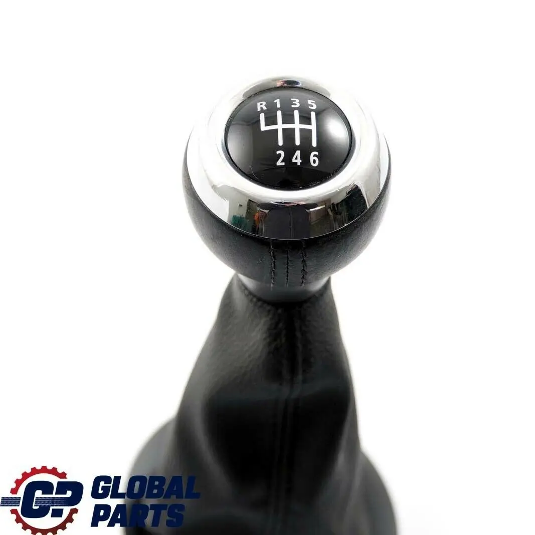 BMW Mini Cooper 2 R55 R56 R57 R58 Gear Shift Knob Gaiter Cover Leather Black - SKU 2753784-2 - Part number 2753784