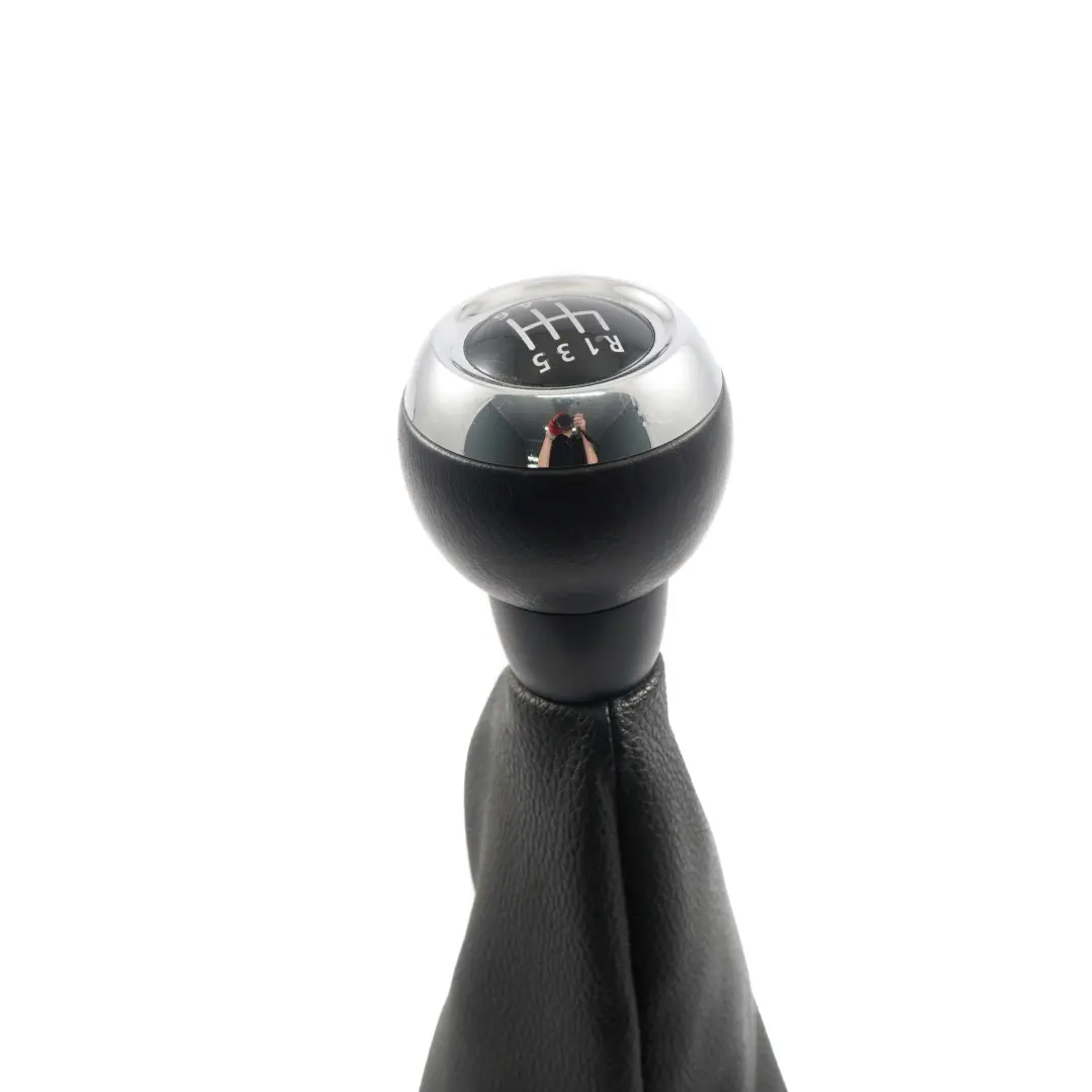 Pomello Cambio Copertura Ghetta Pelle Nero per Mini R55 R56 R57 R58 con numero di parte 2753784 Mini R55 R56 R57 R58 Pomello Cambio Copertura Ghetta Pelle Nero - SKU 2753784-3 - Numero di parte 2753784