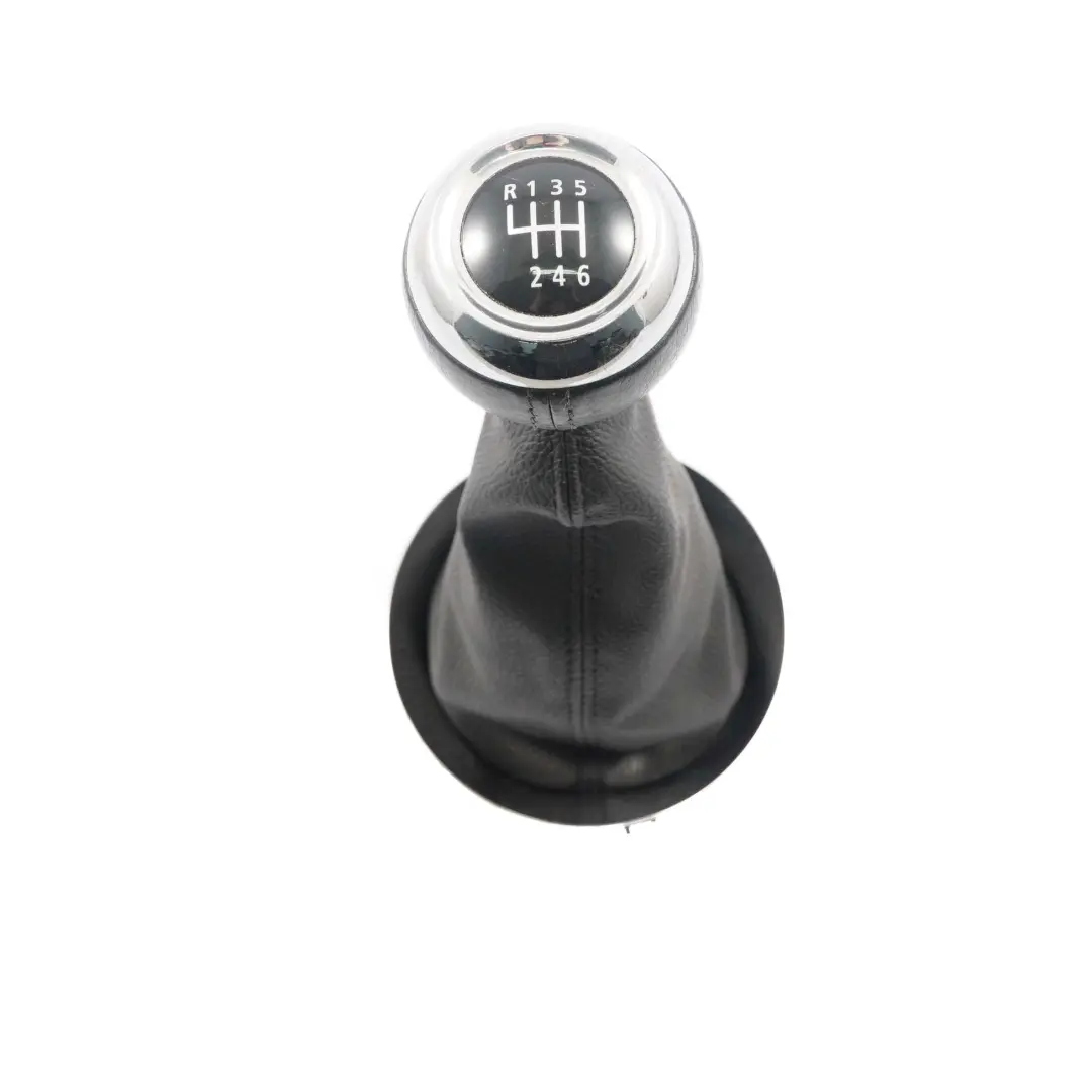 Leva del Cambio in Pelle Cromata per Mini Cooper R55 R56 R57 R58 con numero di parte 2753784 Mini Cooper R55 R56 R57 R58 Leva del Cambio in Pelle Cromata - SKU 2753784-5 - Numero di parte 2753784