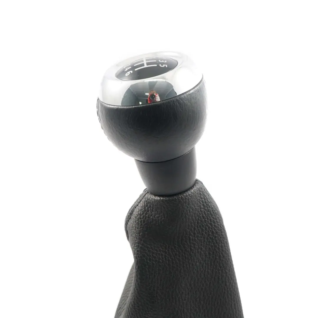 Pomo De La palanca De cambios Funda De cuero cromado para Mini Cooper R55 R56 R57 R58 con número de pieza 2753784 Mini Cooper R55 R56 R57 R58 Pomo De La palanca De cambios Funda De cuero cromado - SKU 2753784-5 - Número de pieza 2753784