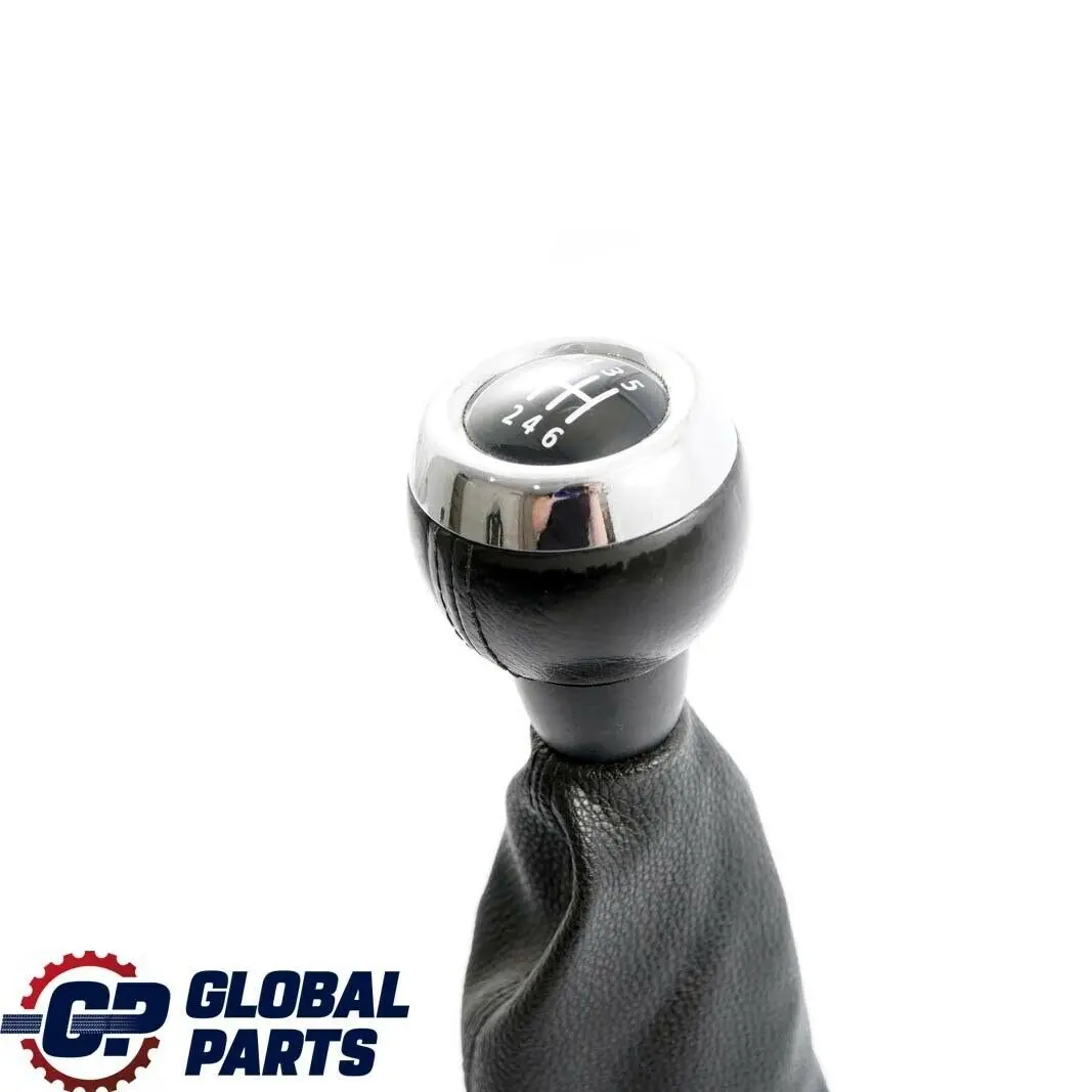 6-Speed Gear Shift Knob Gaiter Leather Black BMW Mini Cooper R55 R56 R57 R58 - SKU 2753784 - Part number 2753784