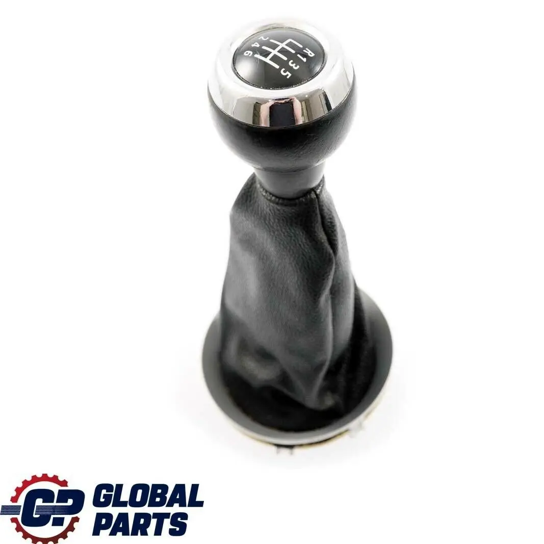 6-Speed Gear Shift Knob Gaiter Leather Black BMW Mini Cooper R55 R56 R57 R58 - SKU 2753784 - Part number 2753784