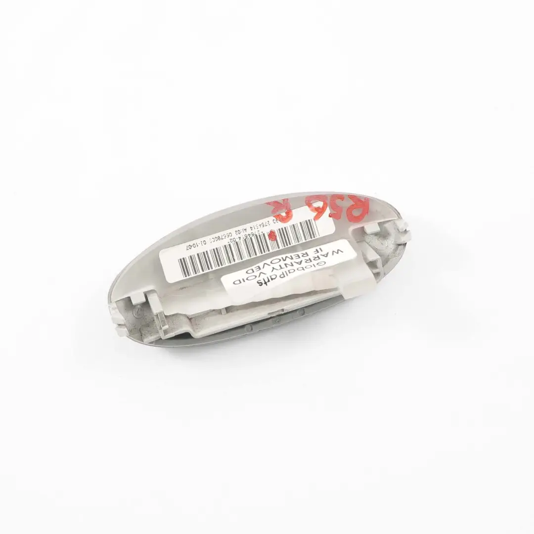 Capuchon Airbag Montant B Droit Gris Clair Gris pour Mini R55 R56 à propos du numéro de pièce 51432754514 Mini R55 R56 Capuchon Airbag Montant B Droit Gris Clair Gris - SKU 2754514 - Numéro de pièce 51432754514